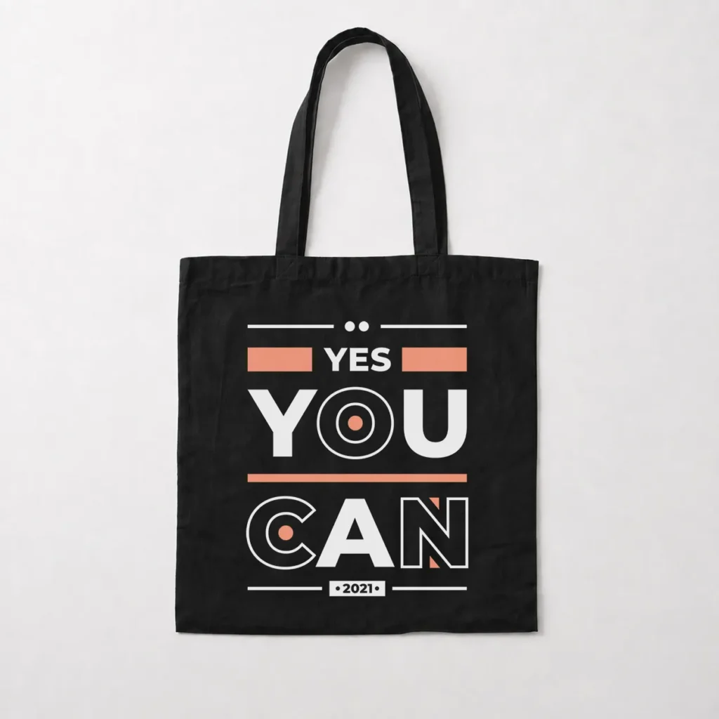 توت بگ انگیزشی طرح Yes You Can کد 8024