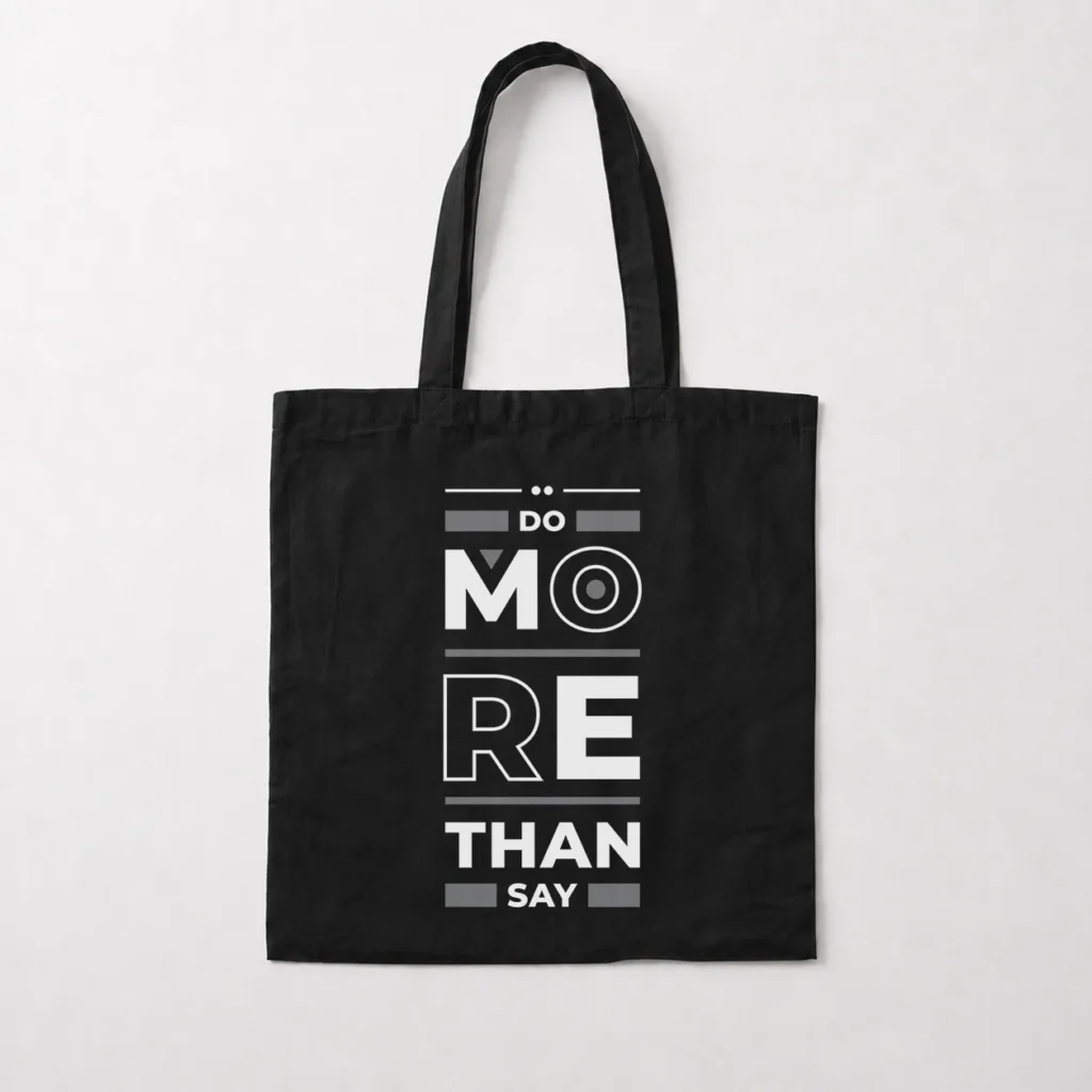 توت بگ انگیزشی طرح Do More Than Say کد 8030