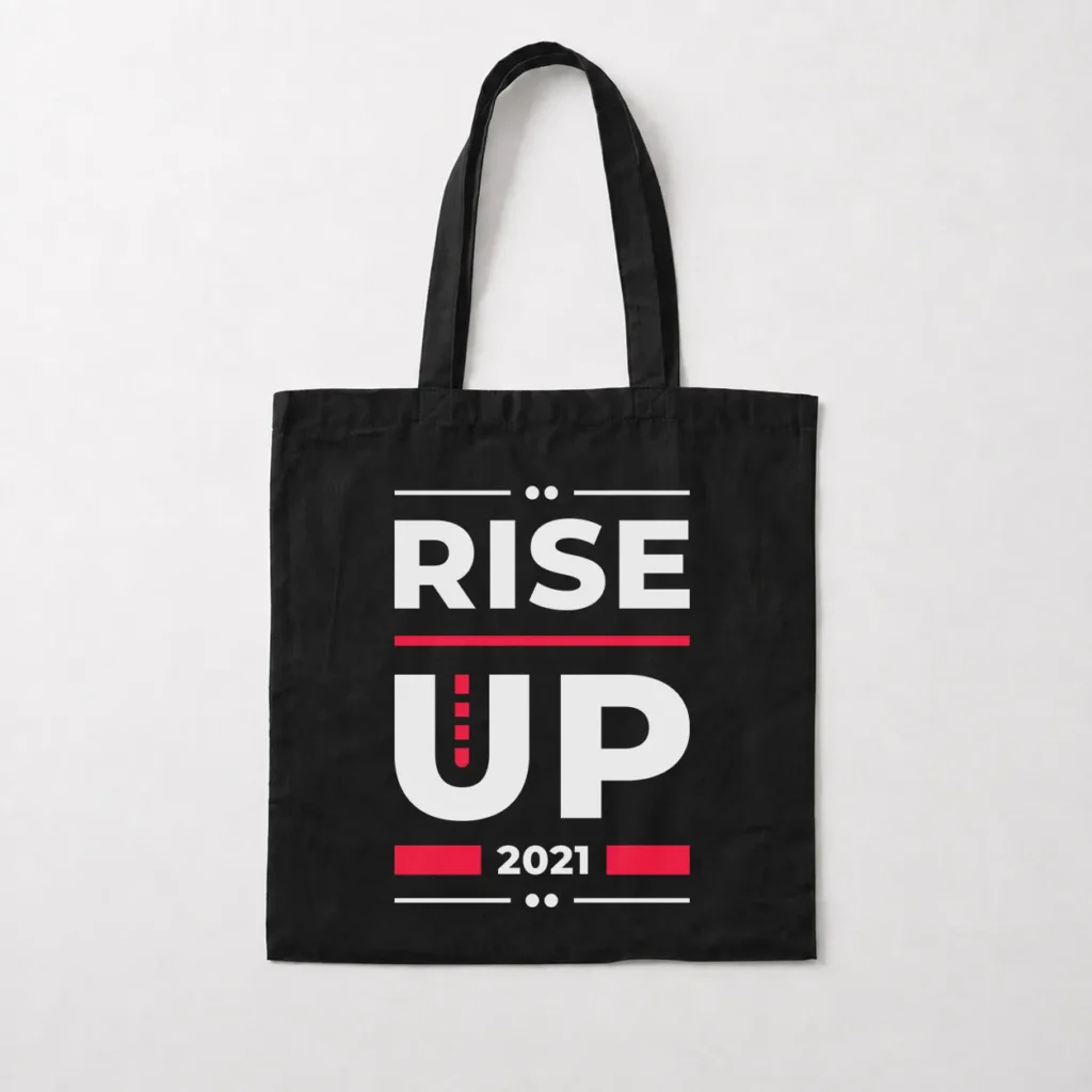 توت بگ انگیزشی طرح Rise Up کد 8033