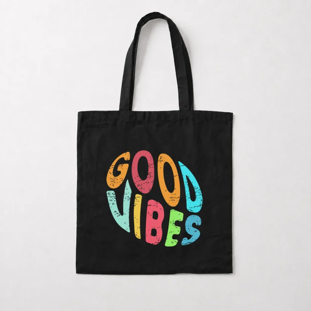 توت بگ حال خوب نوشته Good Vibes کد 8062