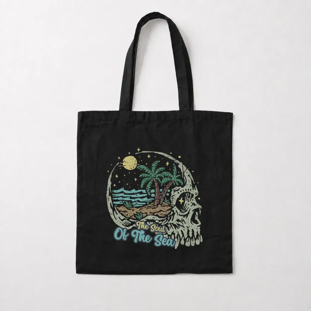توت بگ طرح اسکلت و غروب ساحل The Soul Of The Sea کد 8236