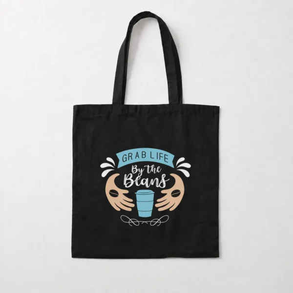 توت بگ قهوه طرح Grab Life By The Beans کد 8534