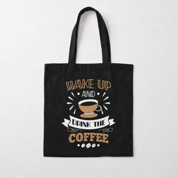توت بگ قهوه طرح Wake Up And Drink The Coffee کد 8541