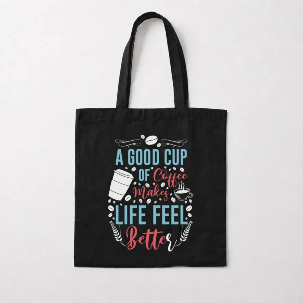 توت بگ قهوه طرح A Good Cup Of Coffee کد 8543