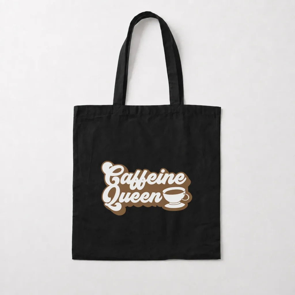 توت بگ قهوه طرح Caffeine Queen کد 8558