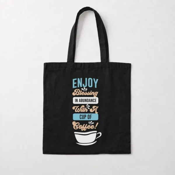 توت بگ قهوه طرح Enjoy Blessings With A Warm Cup کد 8576
