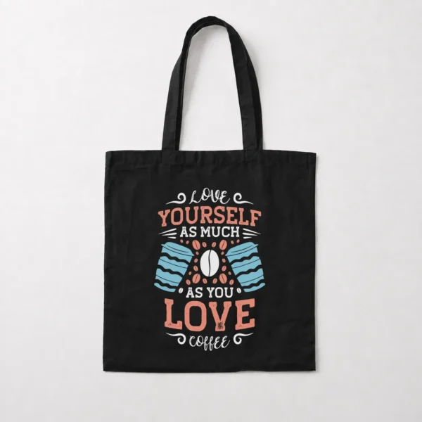 توت بگ خوددوستی و قهوه طرح Love Yourself کد 8578