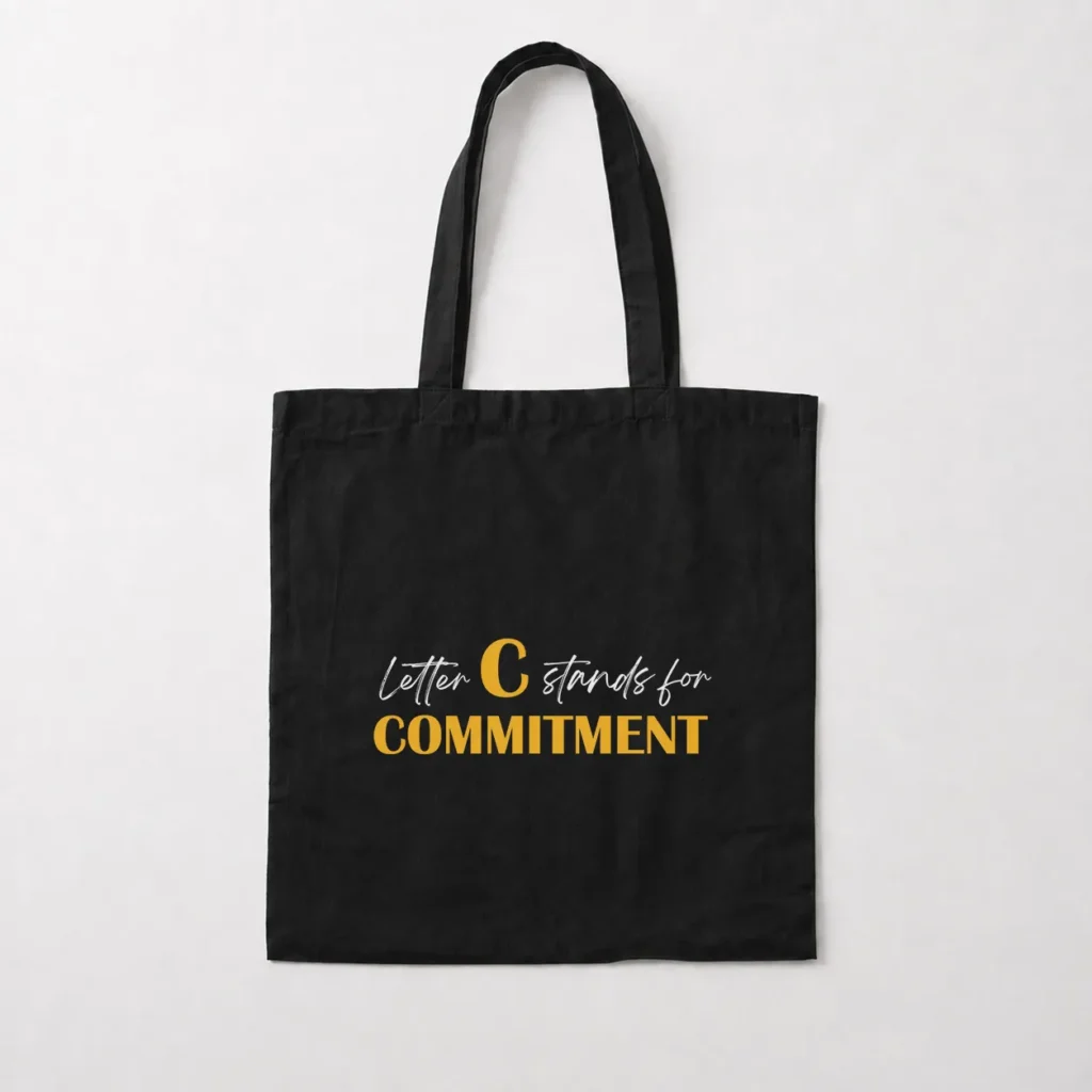 توت بگ تایپوگرافی Commitment کد 881