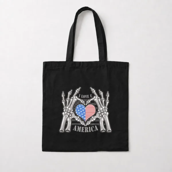 توت بگ اسکلت طرح I Love America کد 8814