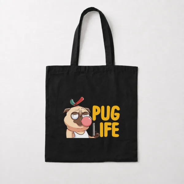 توت بگ سگ طرح Pug Life بابل‌گام کد 8831