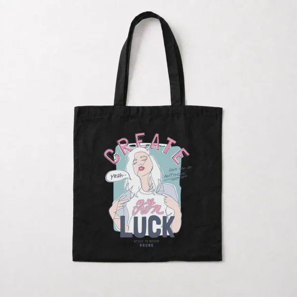 توت بگ انگیزشی دخترانه طرح Create My Own Luck کد 8864