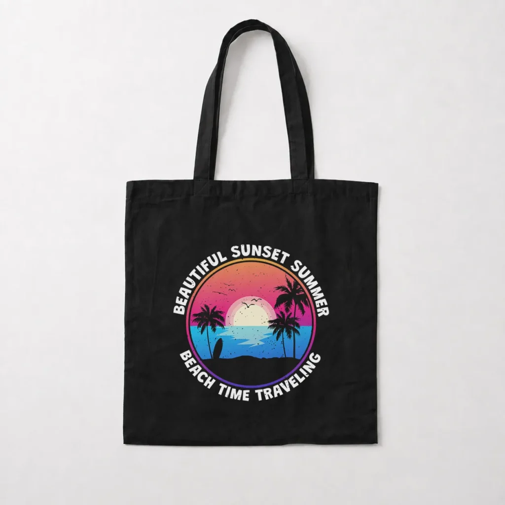 توت بگ تابستانی طرح Beautiful Sunset Summer کد 8924