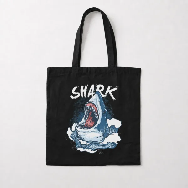 توت بگ طرح کوسه سفید بزرگ عصبانی در امواج دریا (Shark) کد 8948