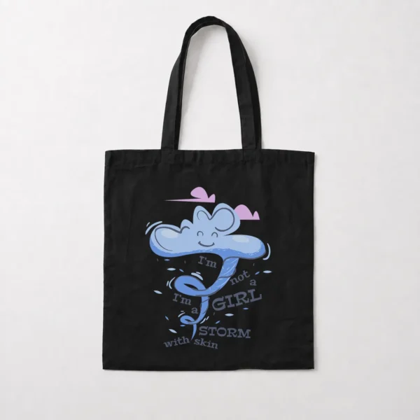 توت بگ دخترانه طرح I'm A Storm With Skin کد 8995