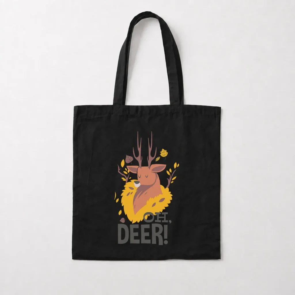 توت بگ گوزن طرح پاییزی Oh Deer کد 9002