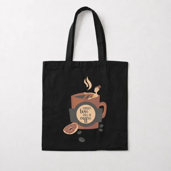 توت بگ طرح فنجان قهوه Forget Love Fall in Coffee کد 9038