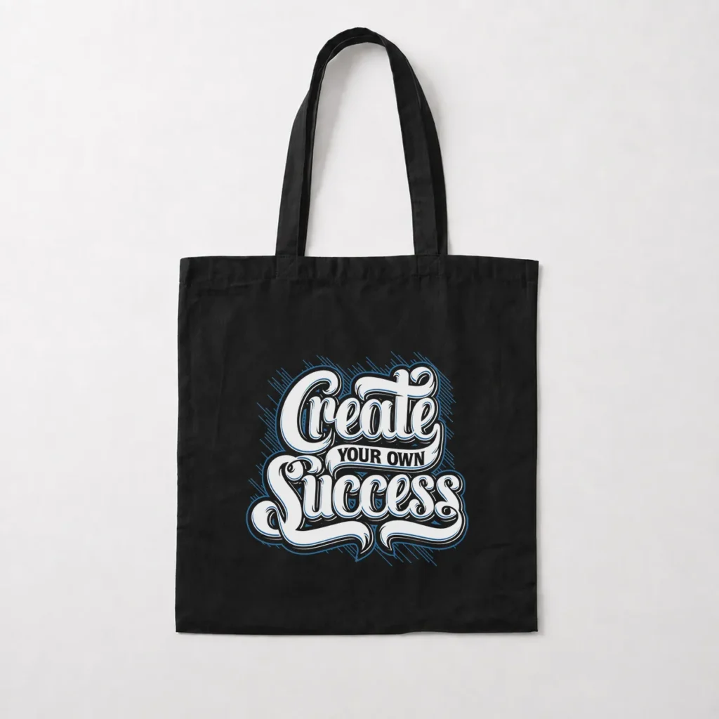 توت بگ انگیزشی طرح نوشته Create your own Success کد 9142