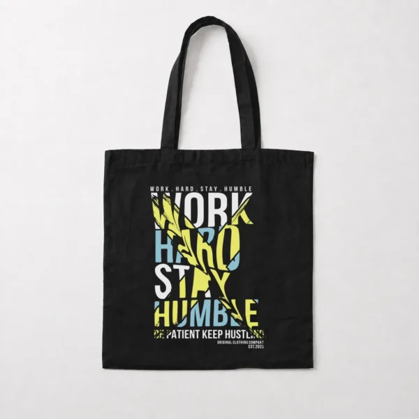 توت بگ انگیزشی طرح Work Hard Stay Humble کد 929