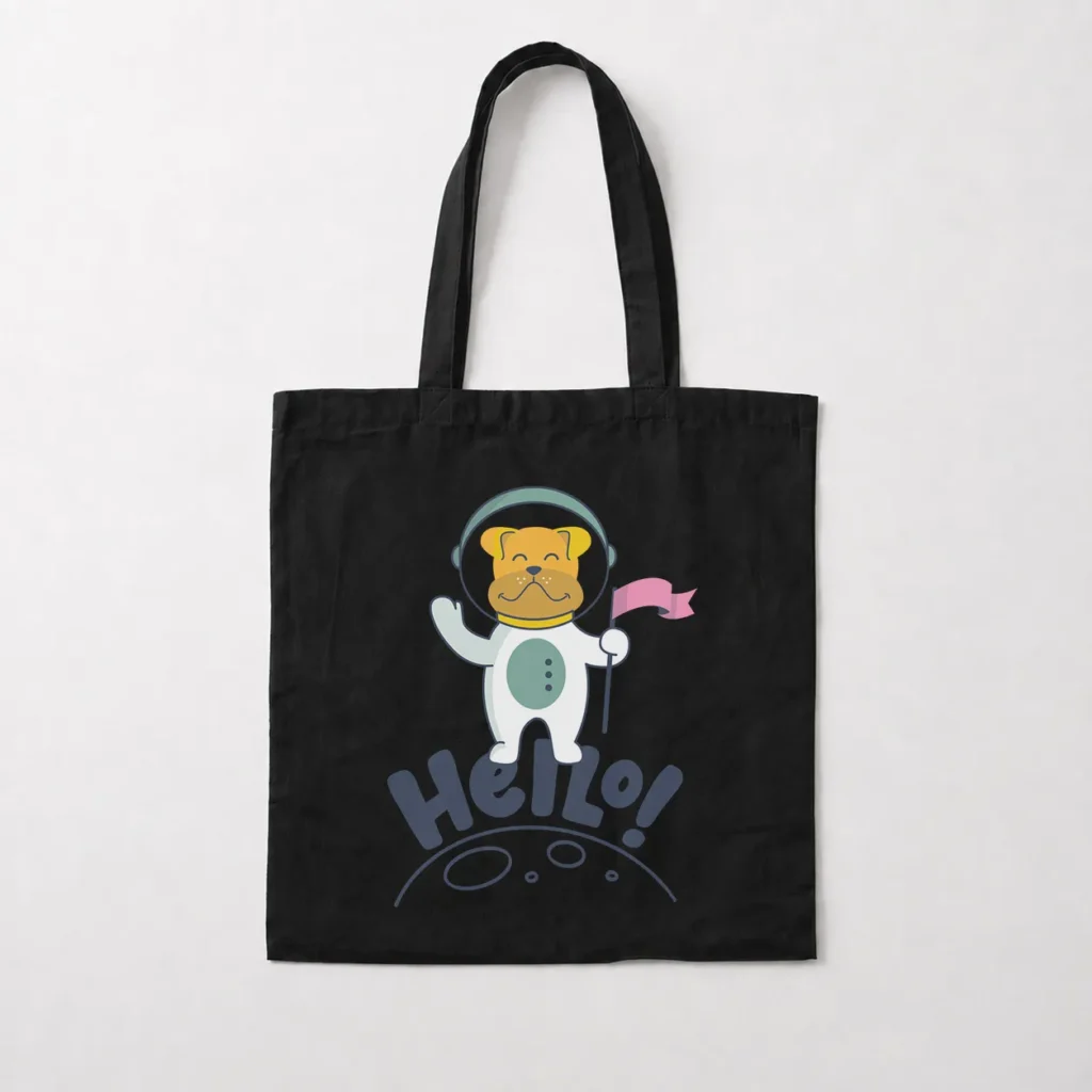 توت بگ فانتزی طرح سگ فضانورد (Cute Astronaut Dog) کد 9320