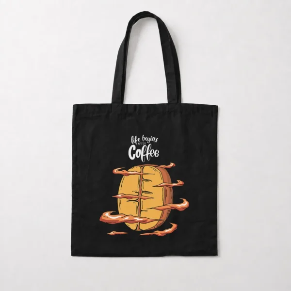 توت بگ قهوه طرح Life Begins After Coffee کد 9336
