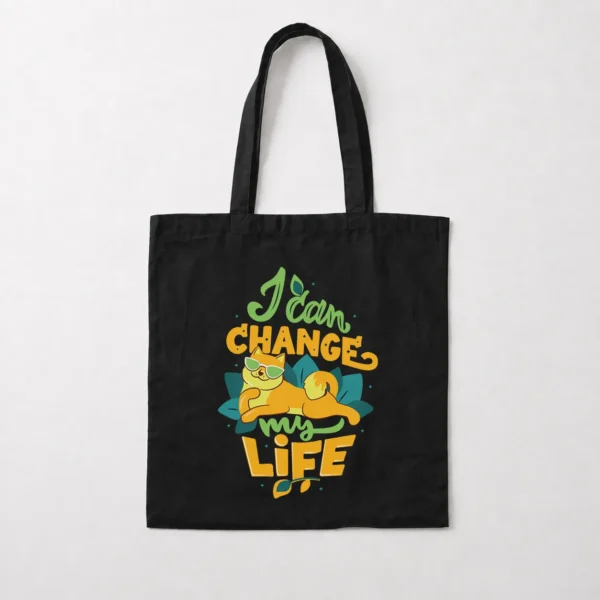 توت بگ گربه طرح I Can Change My Life کد 9406