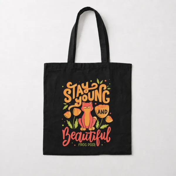 توت بگ یوگا طرح Stay Young And Beautiful کد 9410