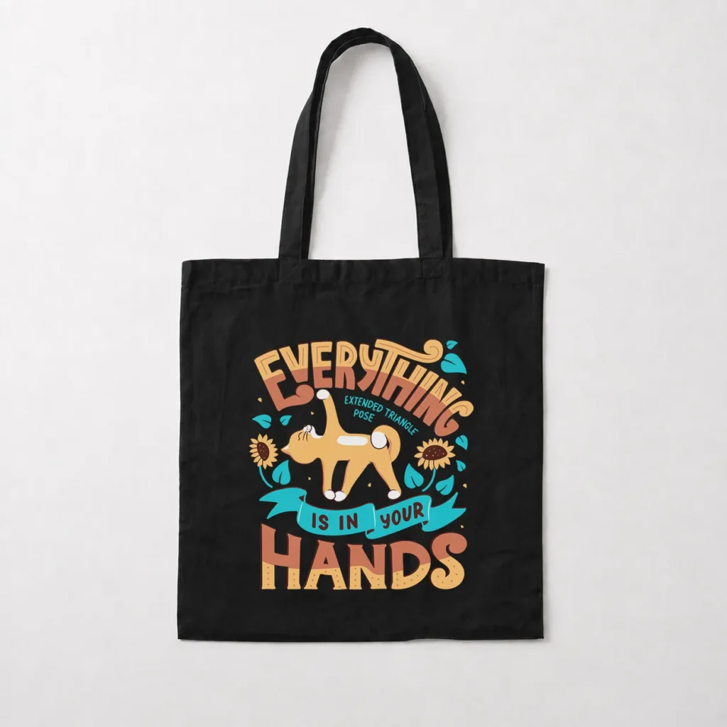 توت بگ یوگا طرح Everything Is In Your Hands کد 9411