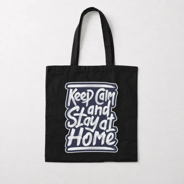 توت بگ نوشته Keep Calm And Stay At Home کد 9444