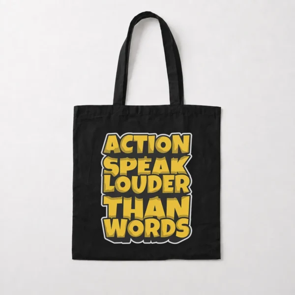 توت بگ انگیزشی طرح Action Speak Louder Than Words کد 9449