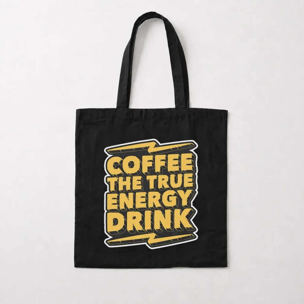 توت بگ قهوه طرح True Energy Drink کد 9485