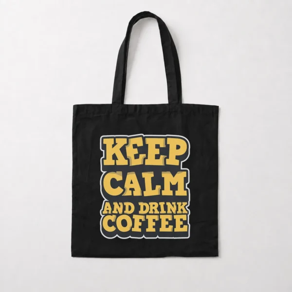 توت بگ قهوه طرح Keep Calm And Drink Coffee کد 9495