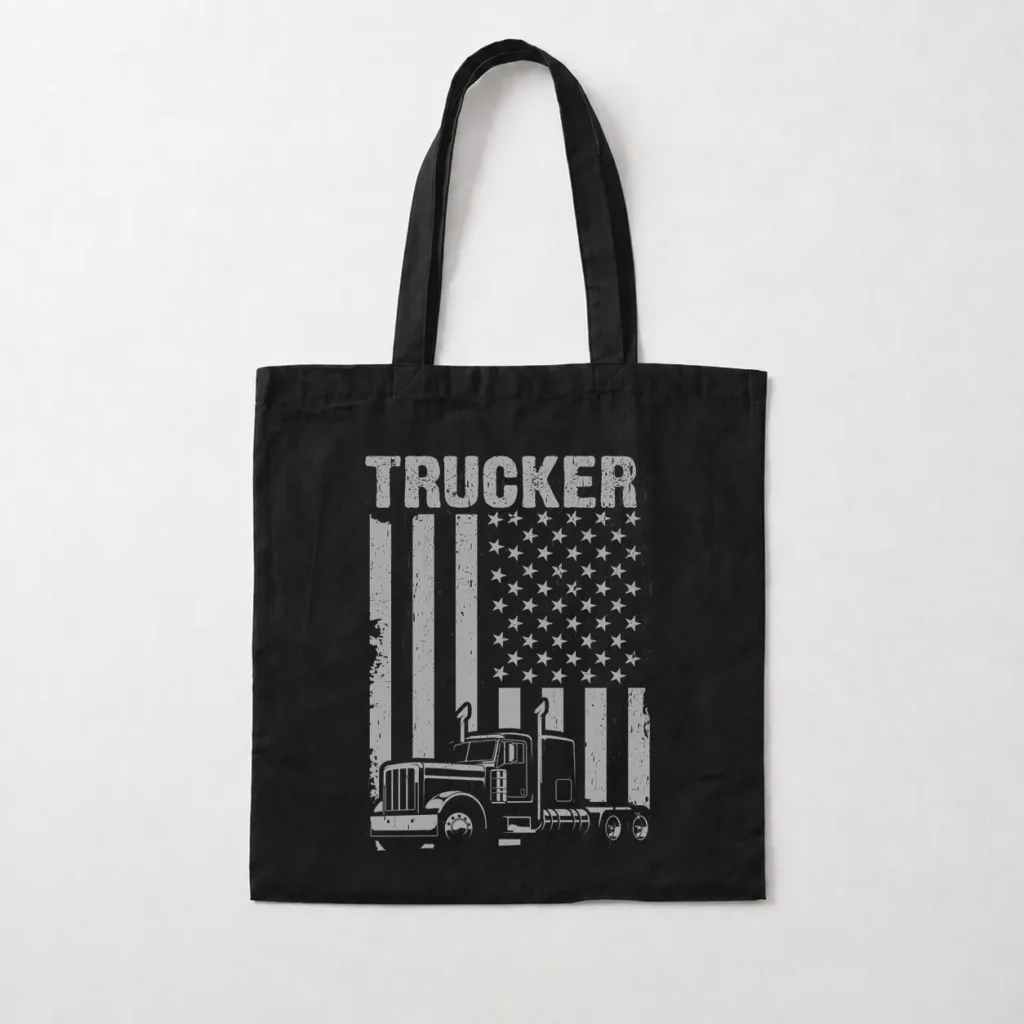 توت بگ کامیون‌ران طرح Trucker Flag کد 9668