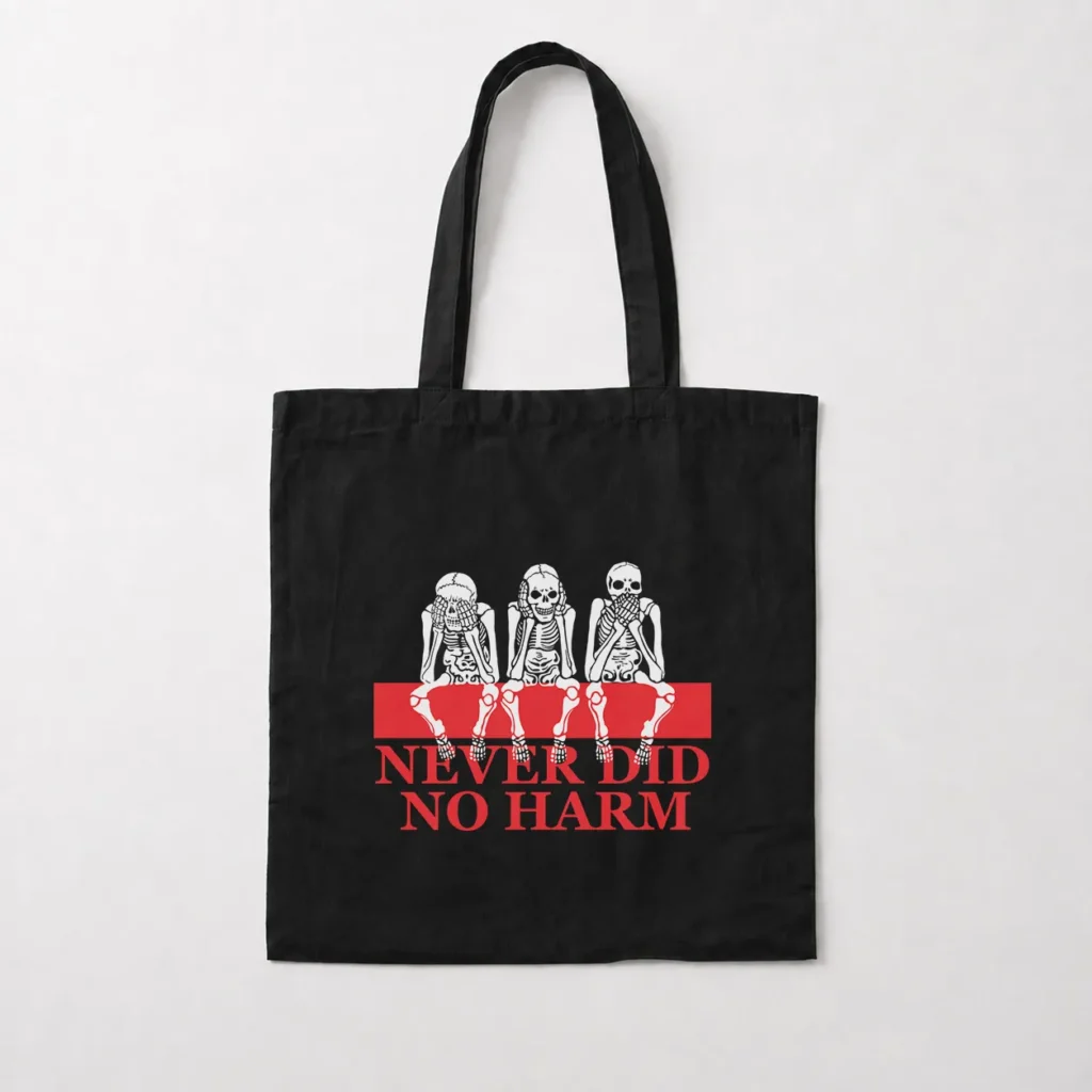 توت بگ سه اسکلت طرح Never Did No Harm کد 9768