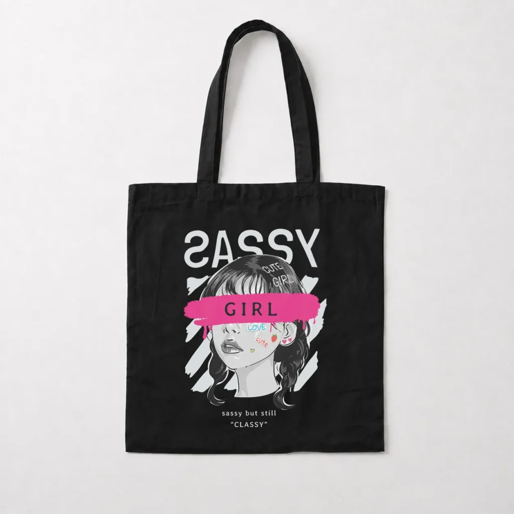توت بگ دخترانه طرح Sassy Girl کد 9861