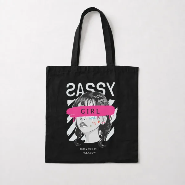 توت بگ دخترانه طرح Sassy Girl کد 9861