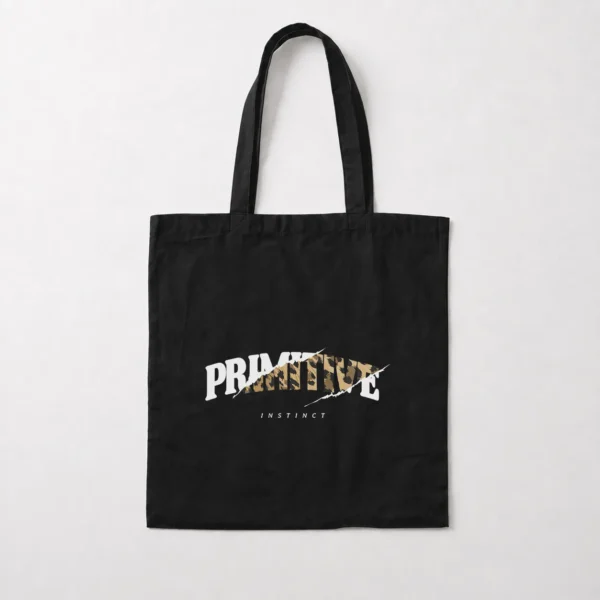 توت بگ نوشته Primitive با بافت پلنگی کد 9955