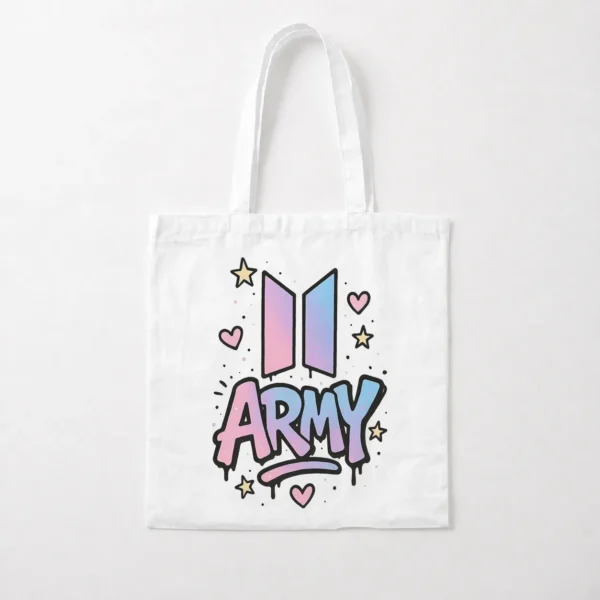 توت بگ بی‌تی‌اس طرح لوگوی Army (BTS) کد po1036