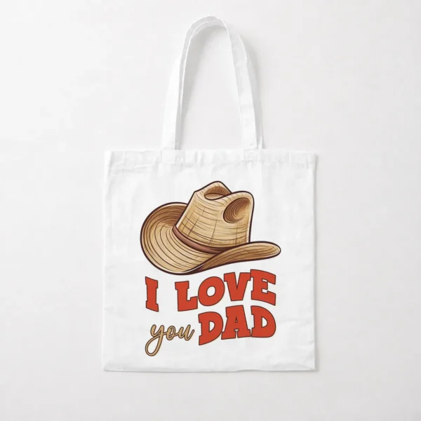 توت بگ پدر طرح I Love You Dad با کلاه کابویی کد po1287