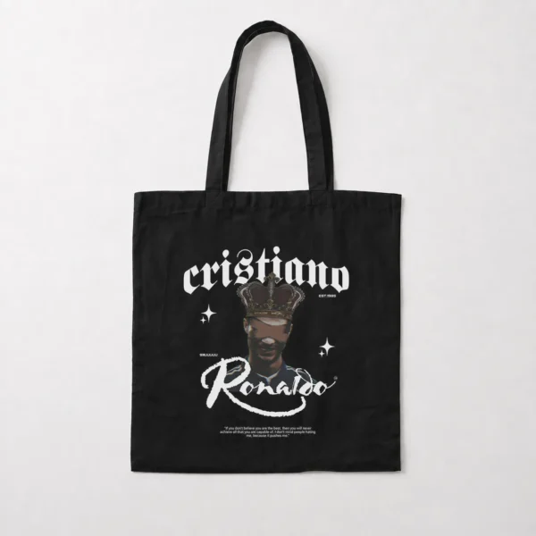 توت بگ فوتبالی کریستیانو رونالدو طرح پرتره (Cristiano Ronaldo) کد po1293