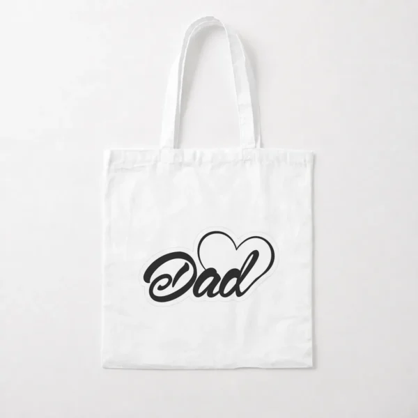 توت بگ پدر طرح Dad با قلب مینیمال کد po1375