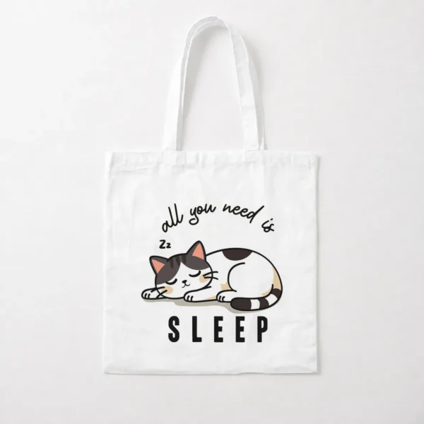توت بگ گربه خوابالو طرح All You Need Is Sleep کد po1442