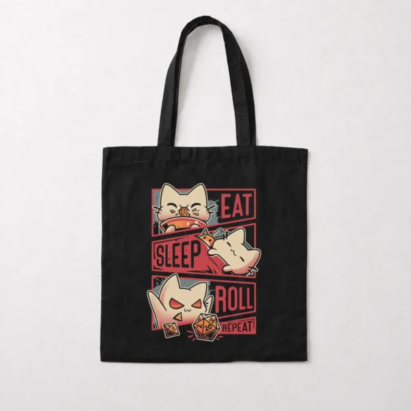 توت بگ گربه طرح Eat Sleep Roll Repeat کد po1588
