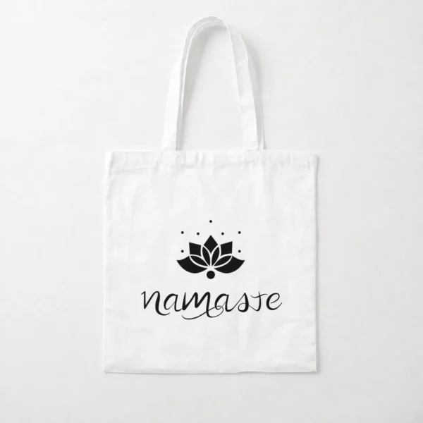 توت بگ یوگا طرح ناماسته و گل نیلوفر (Namaste) کد po1687