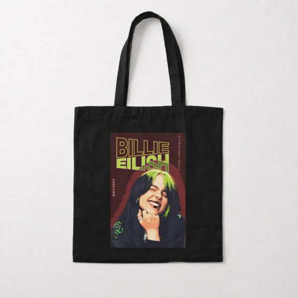 توت بگ بیلی آیلیش طرح پرتره رنگی (Billie Eilish) کد po1764