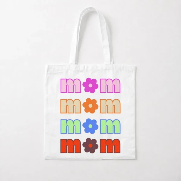 توت بگ مامان طرح تایپوگرافی رنگی Mom کد po182