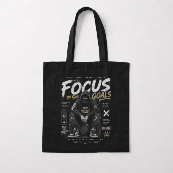 توت بگ انگیزشی طرح Focus on Your Goals کد po1915