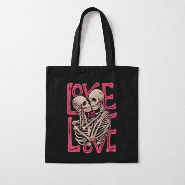 توت بگ عاشقانه طرح دو اسکلت در آغوش (Skeleton Love) کد po2072