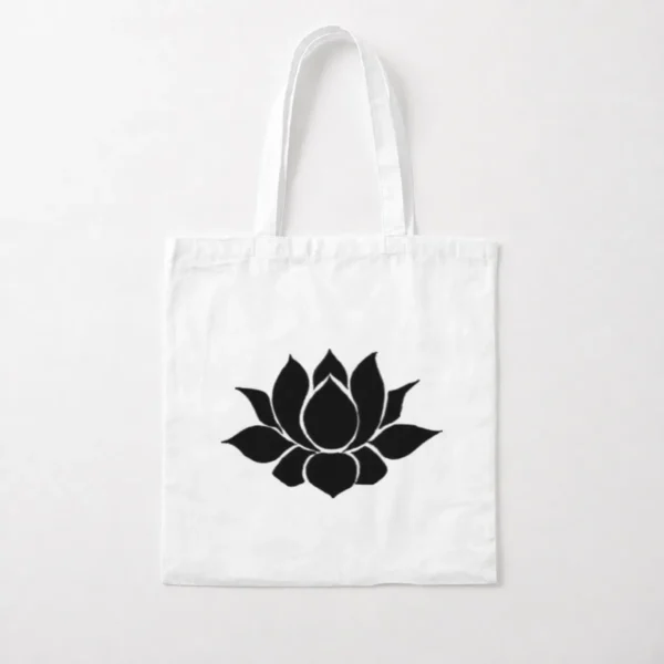 توت بگ یوگا طرح گل نیلوفر مینیمال (Lotus) کد po2086