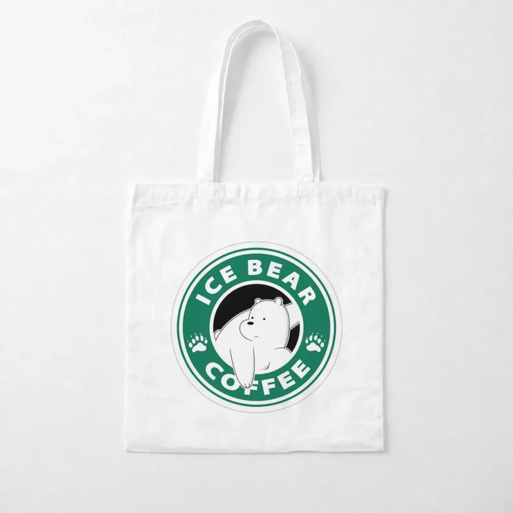 توت بگ خرس یخی طرح Ice Bear Coffee کد po2203