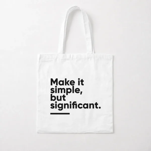 توت بگ انگیزشی طرح Make It Simple, but Significant کد po2301